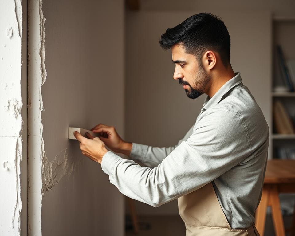 Professioneel stucwerk door een professionele stukadoor