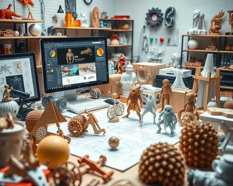 creativiteit en technieken in 3D-ontwerp